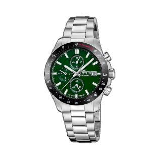 RELOJ LOTUS CAB ACERO CRONOGRAFO ESF VERDE