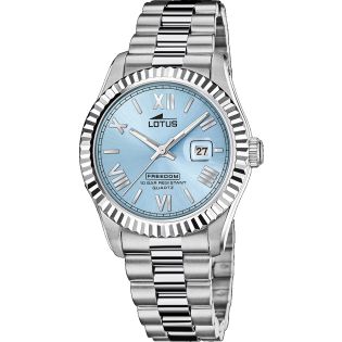 RELOJ LOTUS CABALLERO ESFERA AZUL ARMIS ACERO