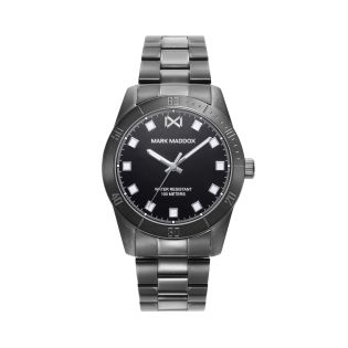 RELOJ MARK MADDOX CAB ACERO IP GRIS BRAZALETE