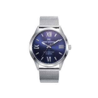 RELOJ MARK MADDOX CABALLERO BRAZALETE MALLA ESF. AZUL