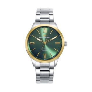 RELOJ MARK MADDOX CAB ACERO ESF VERDE