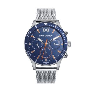 RELOJ MARK MADDOX MULTF. ACERO BRAZALETE