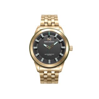 RELOJ MARK MADDOX ACERO IP DORADO BRAZALETE