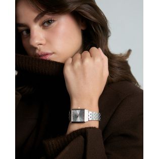 RELOJ MARK MADDOX SEÑORA BRAZALETE ACERO ESF. CUADRADA IP ROSA