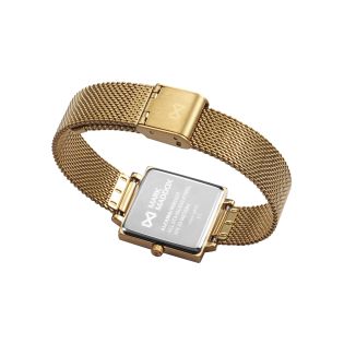 RELOJ MARK MADDOX SRA ACERO IP DORADO MALLA