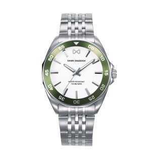RELOJ MARK MADDOX SRA ACERO BRAZALETE ESF BLANCA