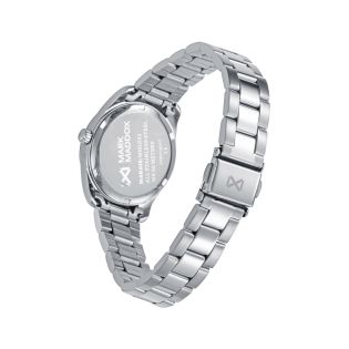 RELOJ MARK MADDOX SEÑORA BRAZALETE ACERO ESF. BLANCA 