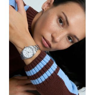 RELOJ MARK MADDOX SEÑORA BRAZALETE ACERO ESF. BLANCA 