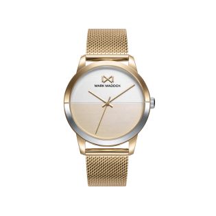 RELOJ MARK MADDOX SRA ACERO IP DORADO BRAZALETE