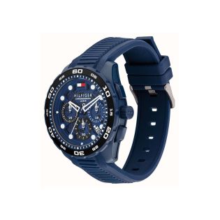 RELOJ TOMMY HILFIGER CAB CAUCHO MULTF. AZUL