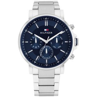 RELOJ TOMMY HILFIGER CAB ACERO MULTF BRAZALETE ACERO ESF AZUL