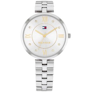 RELOJ TOMMY HILFIGER SRA ACERO BRAZALETE ESF PLATA CIRCONITAS