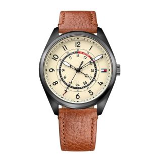 RELOJ TOMMY HILFIGER CAB ACERO CORREA PIEL