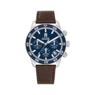 RELOJ TOMMY HILFIGER CAB ACERO CORREA ESF AZUL MULTF