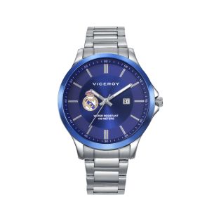 RELOJ VICEROY SRA ACERO IP AZUL BRAZALETE R.MADRID 
