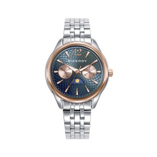 RELOJ VICEROY SRA ACERO MULTF IP COBRE 