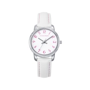 RELOJ VICEROY NIÑA ACERO CORREA BLANCA