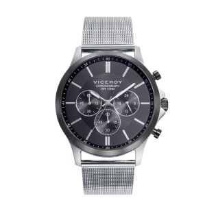 RELOJ VICEROY CAB ACERO IP GRIS BRAZALETE