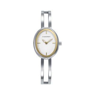 RELOJ VICEROY SRA ACERO BRAZALETE ESF BLANCA IND DORADOS