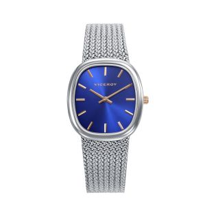 RELOJ VICEROY SRA ACERO MALLA ESF AZUL