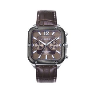 RELOJ VICEROY CAB ACERO IP GRIS MULTF BRAZALETE