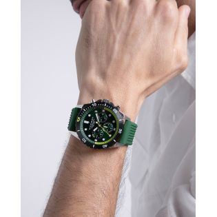 RELOJ VICEROY CAB ACERO CRONO CAUCHO Y ESF VERDE