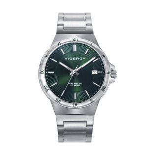 RELOJ VICEROY CAB ACERO BRAZALETE ESF VERDE