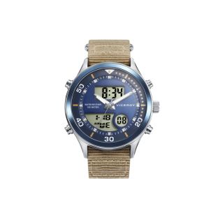 RELOJ VICEROY ANADIGI NIÑO ACERO IP AZUL CORREA