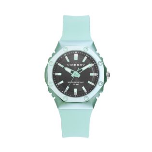 RELOJ VICEROY SRA ALUMINIO CAUCHO VERDE AGUA