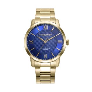 RELOJ VICEROY CAB ACERO IP DORADO BRAZALETE