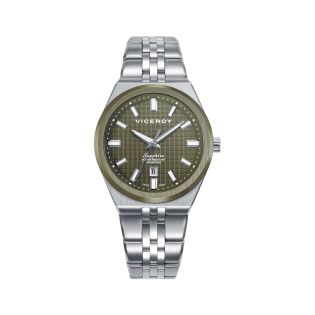 RELOJ VICEROY SRA ACERO BRAZALETE ESF VERDE ZAFIRO SWISS MADE