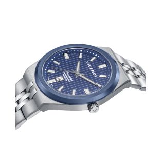 RELOJ VICEROY CAB ACERO BRAZALETE ESF AZUL ZAFIRO SWISS MADE