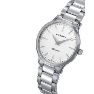 RELOJ VICEROY SRA ACERO BRAZALETE ESF BLANCA ZAFIRO SWISS MADE