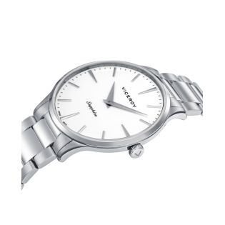 RELOJ VICEROY CAB ACERO BRAZALETE ESF BLANCA ZAFIRO SWISS MADE