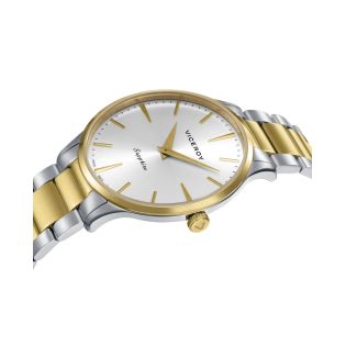 RELOJ VICEROY CAB ACERO BRAZALETE BICOLOR ZAFIRO SWISS MADE