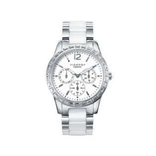 RELOJ VICEROY SRA ACERO Y CERAMICA MULTF.