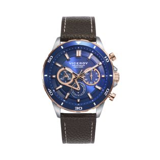RELOJ VICEROY CAB ACERO CRONOGRAFO CORREA ESF AZUL