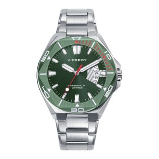 RELOJ VICEROY CAB ACERO BRAZALETE ESF VERDE