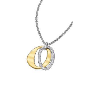 COLGANTE LOTUS STYLE SRA ACERO BICOLOR