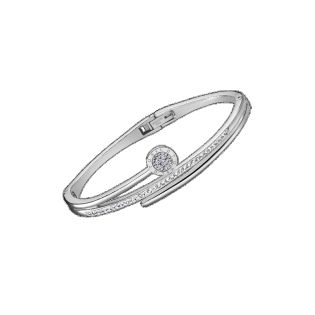 PULSERA LOTUS STYLE SRA ACERO CIRCONITAS