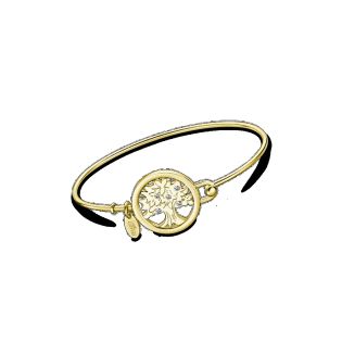 PULSERA LOTUS STYLE SRA ACERO CHAP ARBOL
