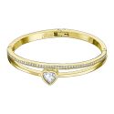PULSERA LOTUS STYLE SRA ACERO IP DORADO
