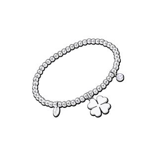 PULSERA LOTUS STYLE SRA ACERO TREBOL