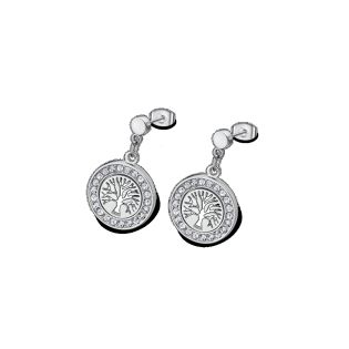 PENDIENTES LOTUS STYLE SRA ACERO