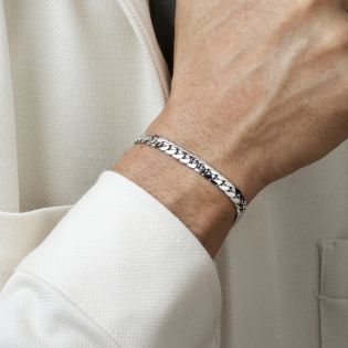 PULSERA LOTUS STYLE CABALLERO ACERO 