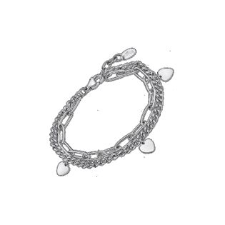 PULSERA LOTUS STYLE ACERO