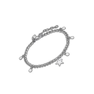 PULSERA LOTUS STYLE SRA ACERO