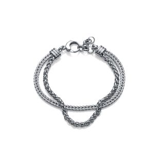 PULSERA VICEROY ACERO CADENA DOBLE 