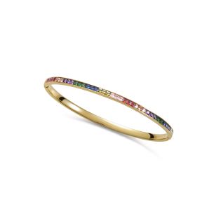 PULSERA VICEROY ACERO DORADO CIRCONITAS COLOR