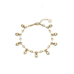 PULSERA VICEROY ACERO IP DORADO CADENA